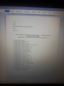 Proiect pentru examenul de competente profesionale