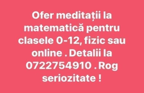 Meditații Matematica