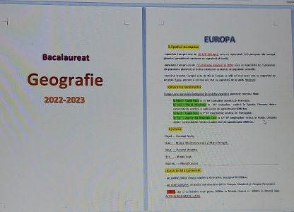 Materie bacalaureat 2022-2023