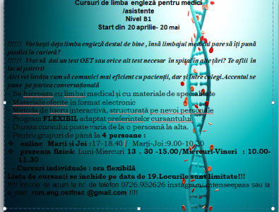 Curs Engleza Medicală