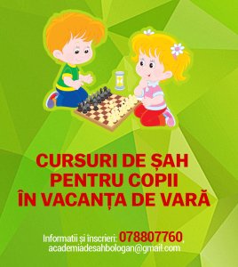 CURSURI DE ȘAH PENTRU COPII DE LA 4 ANI