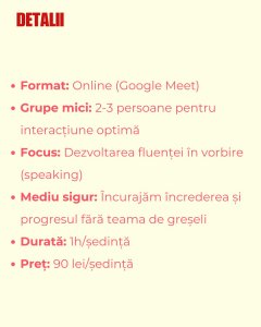 Meditații limba engleză