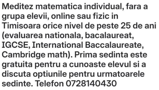 Meditez individual matematica